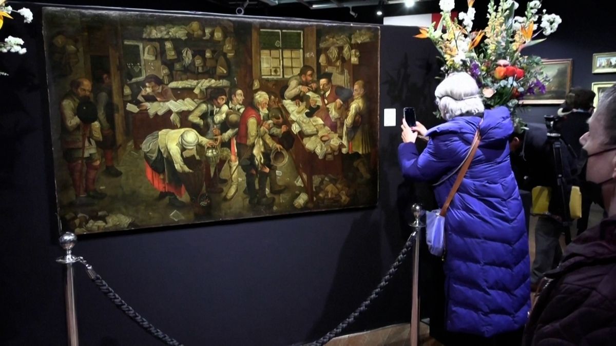 V Paříži jde do dražby obraz Pietra Brueghela. Více než sto let byl zapomenut